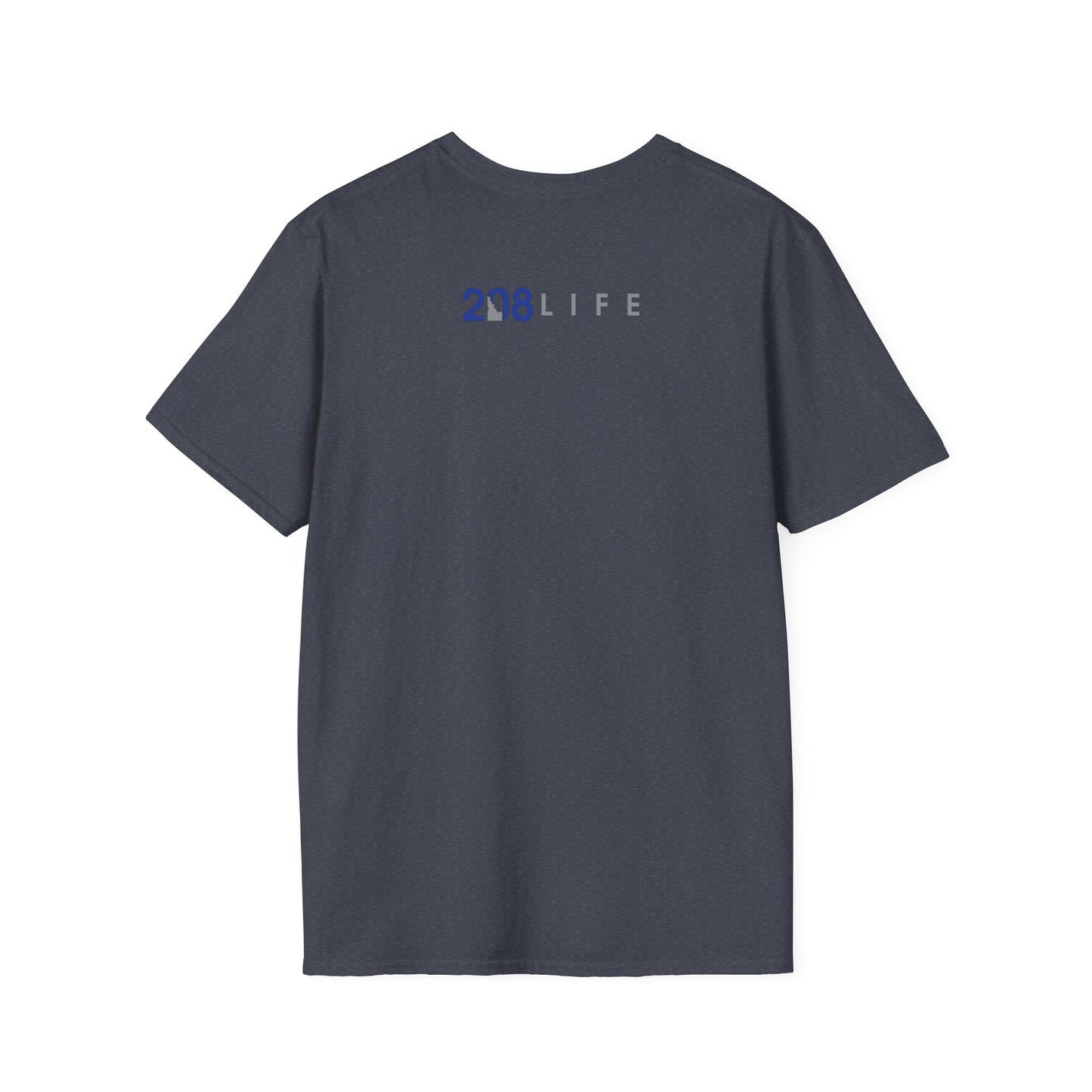 “208 Life” Short Sleeve Unisex Tee – Celebrate the Idaho Spirit