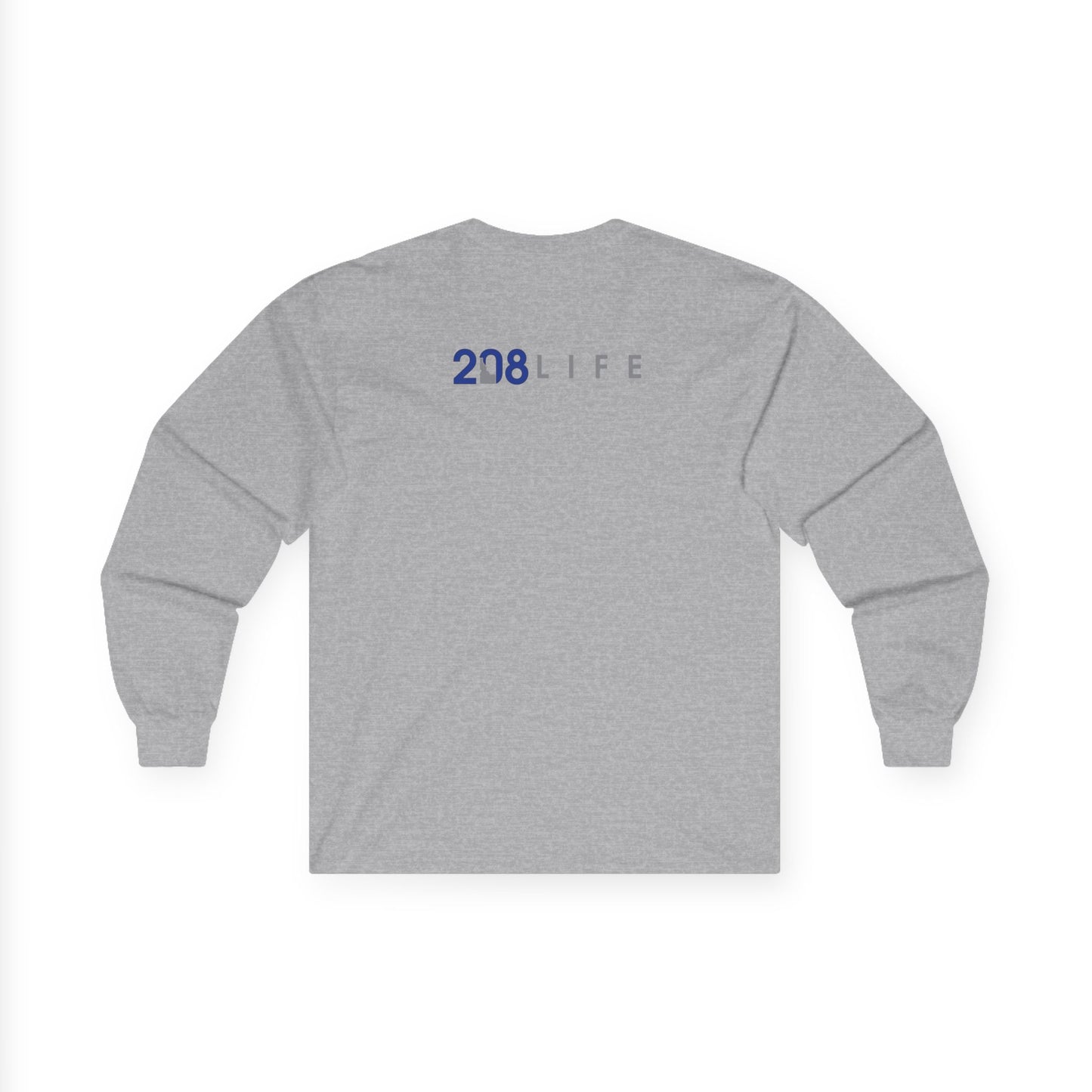 “208 Life” Long Sleeve Unisex Tee – Celebrate the Idaho Spirit