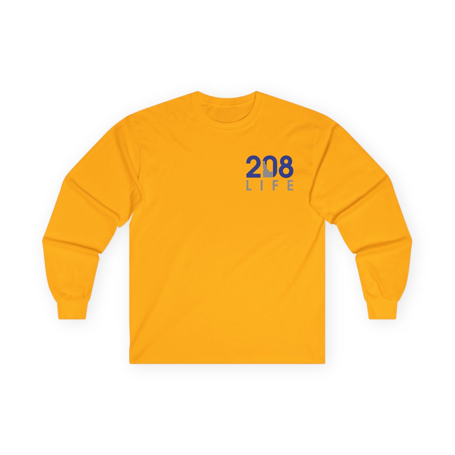 “208 Life” Long Sleeve Unisex Tee – Celebrate the Idaho Spirit