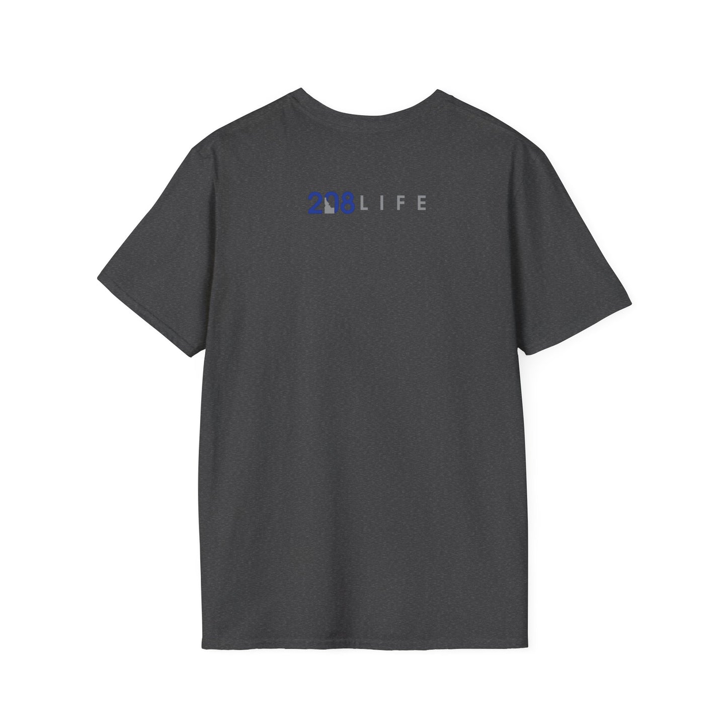 “208 Life” Short Sleeve Unisex Tee – Celebrate the Idaho Spirit