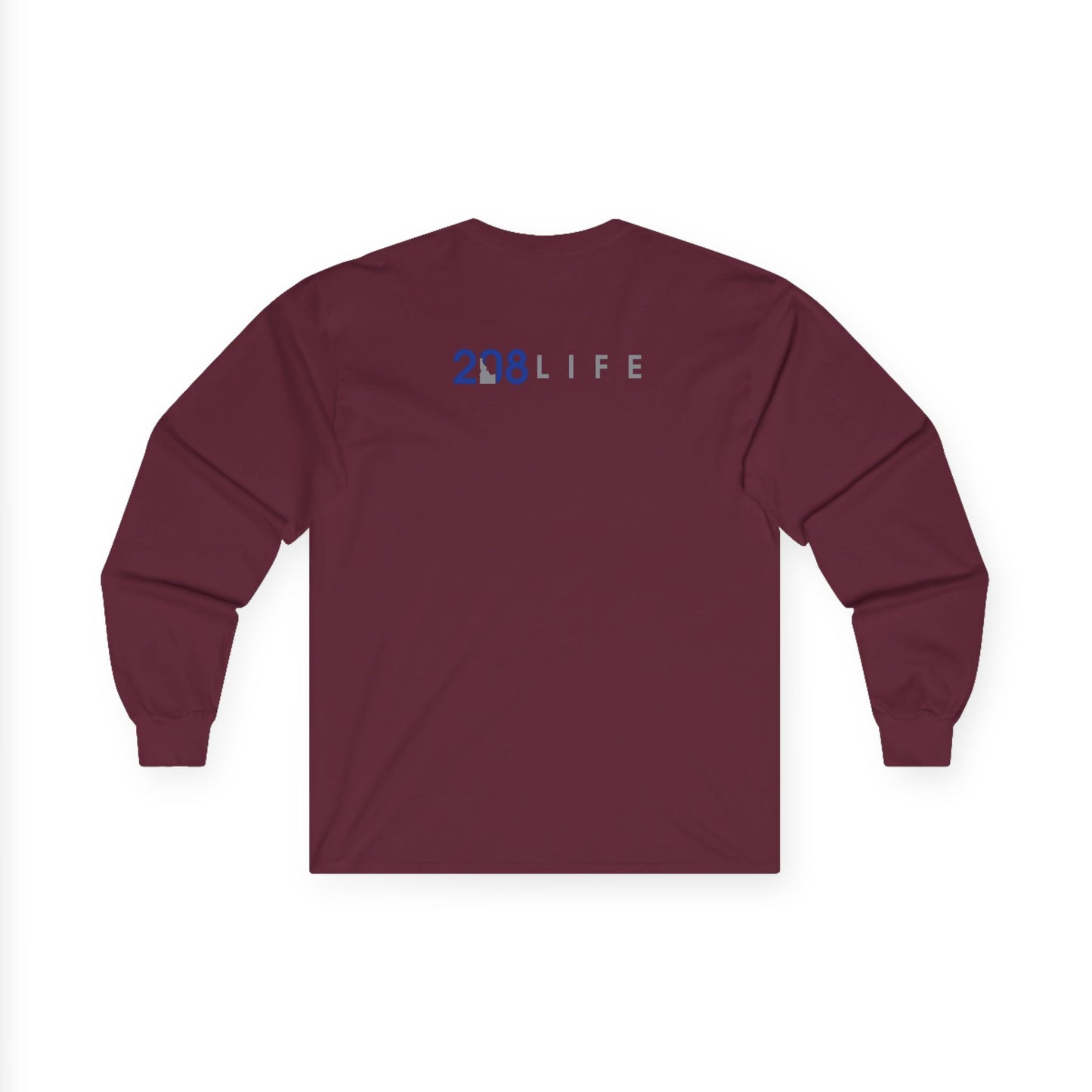 “208 Life” Long Sleeve Unisex Tee – Celebrate the Idaho Spirit