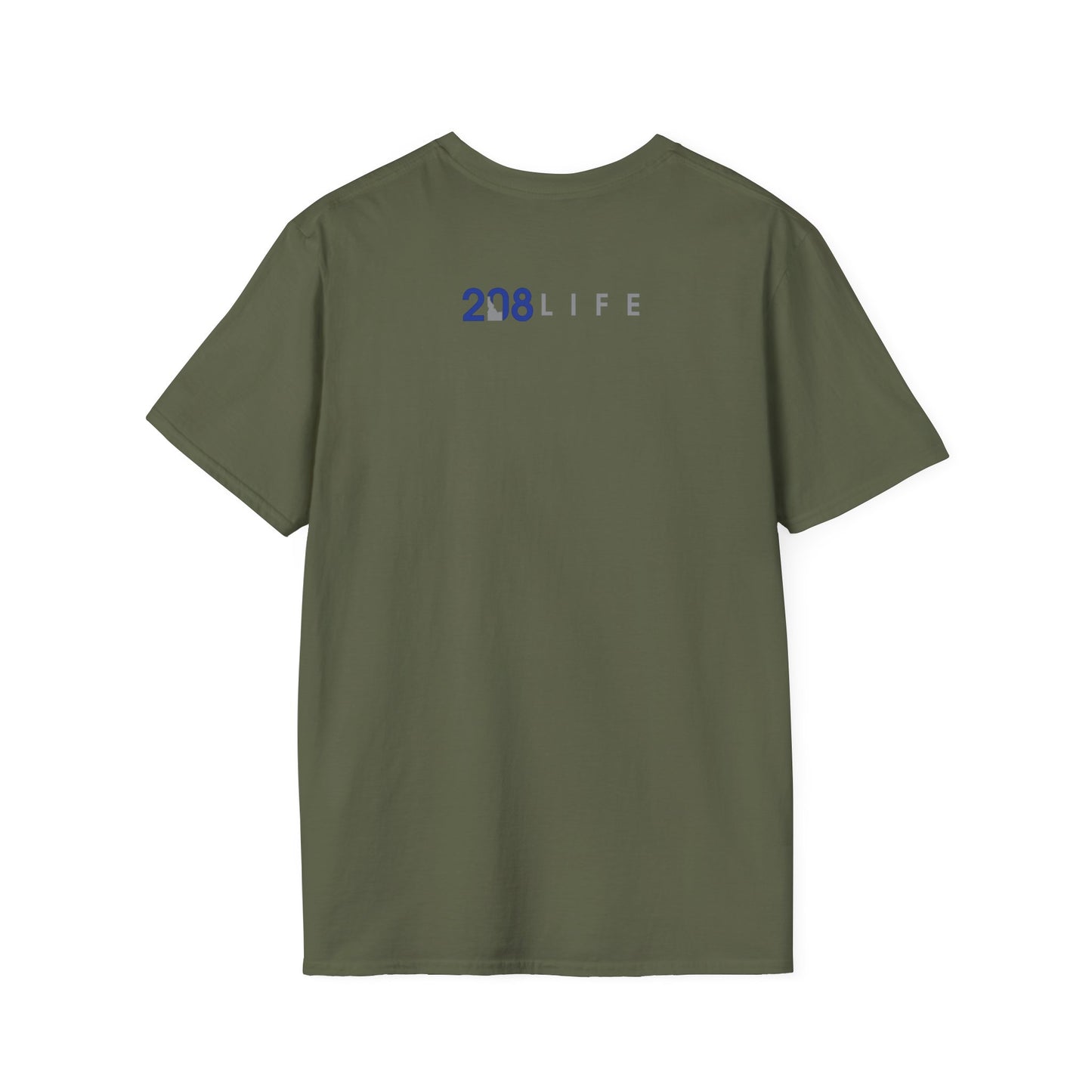 “208 Life” Short Sleeve Unisex Tee – Celebrate the Idaho Spirit
