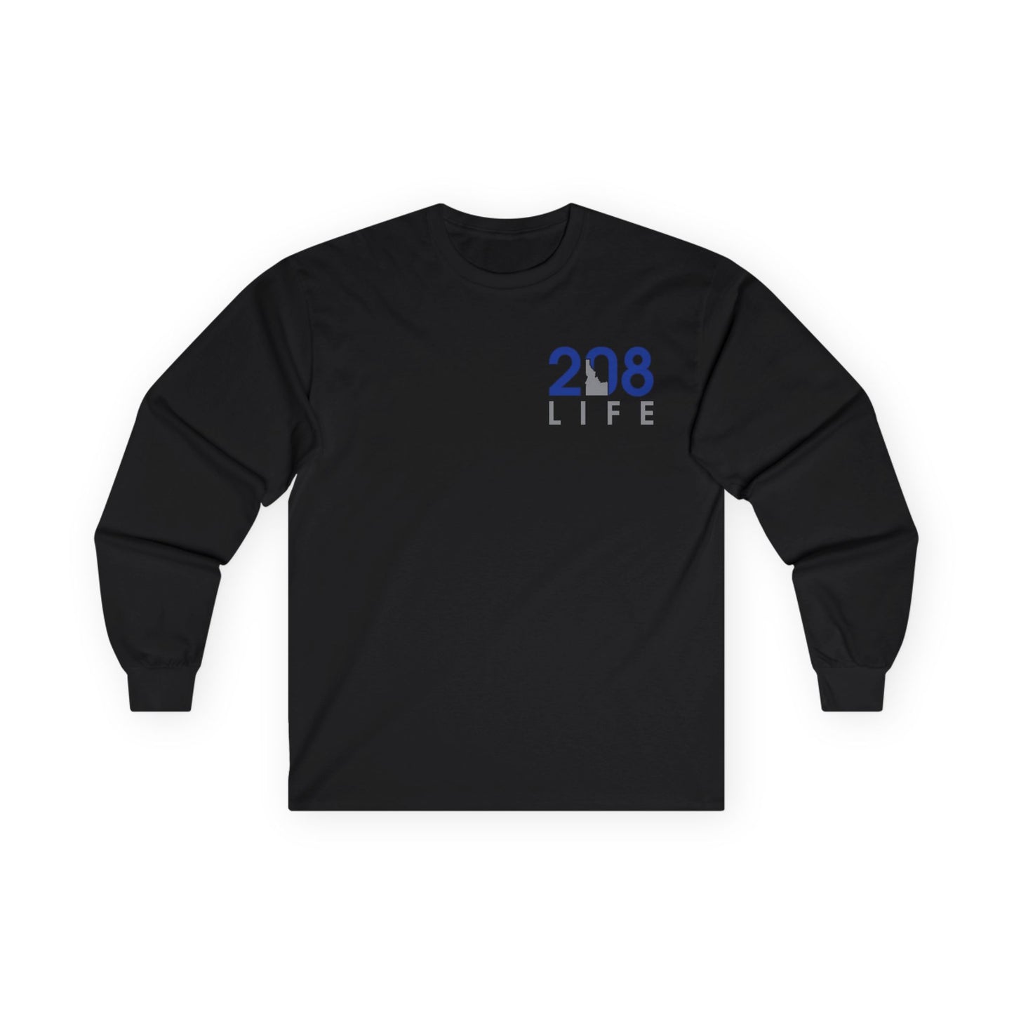 “208 Life” Long Sleeve Unisex Tee – Celebrate the Idaho Spirit
