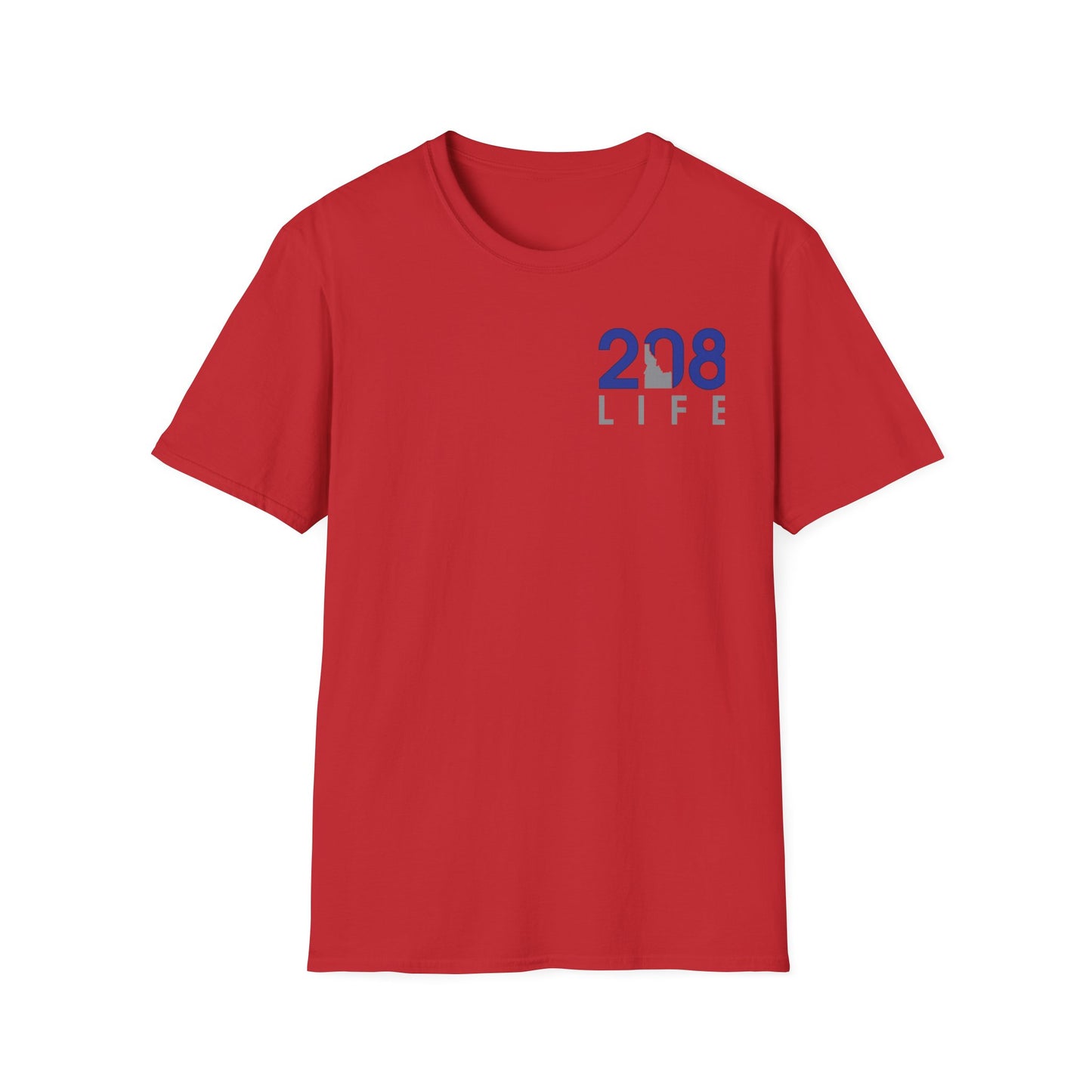 “208 Life” Short Sleeve Unisex Tee – Celebrate the Idaho Spirit
