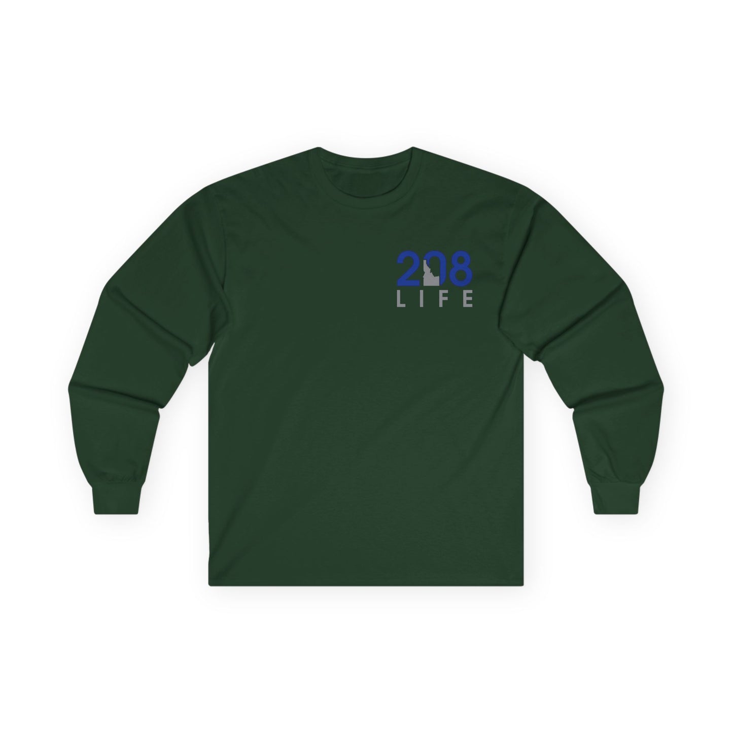 “208 Life” Long Sleeve Unisex Tee – Celebrate the Idaho Spirit