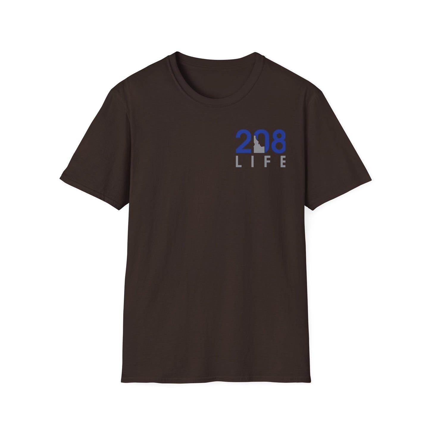 “208 Life” Short Sleeve Unisex Tee – Celebrate the Idaho Spirit