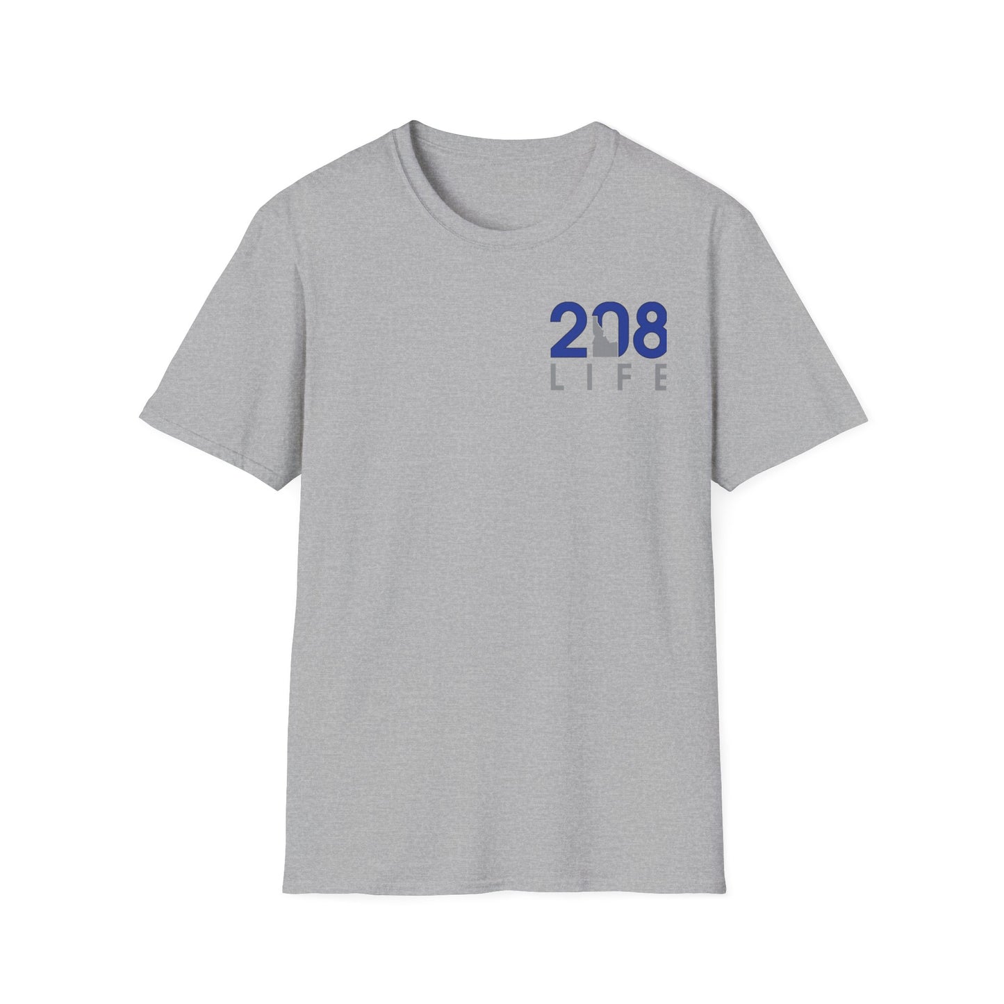 “208 Life” Short Sleeve Unisex Tee – Celebrate the Idaho Spirit