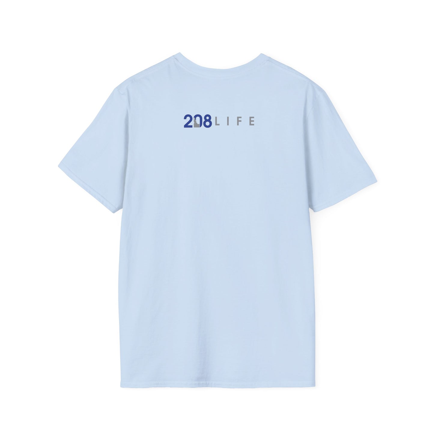 “208 Life” Short Sleeve Unisex Tee – Celebrate the Idaho Spirit