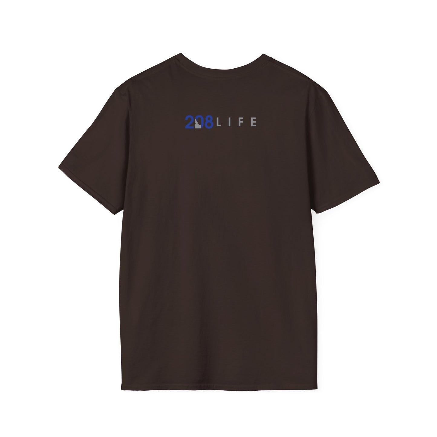 “208 Life” Short Sleeve Unisex Tee – Celebrate the Idaho Spirit