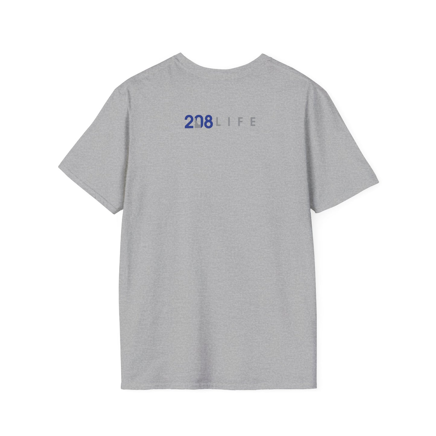 “208 Life” Short Sleeve Unisex Tee – Celebrate the Idaho Spirit