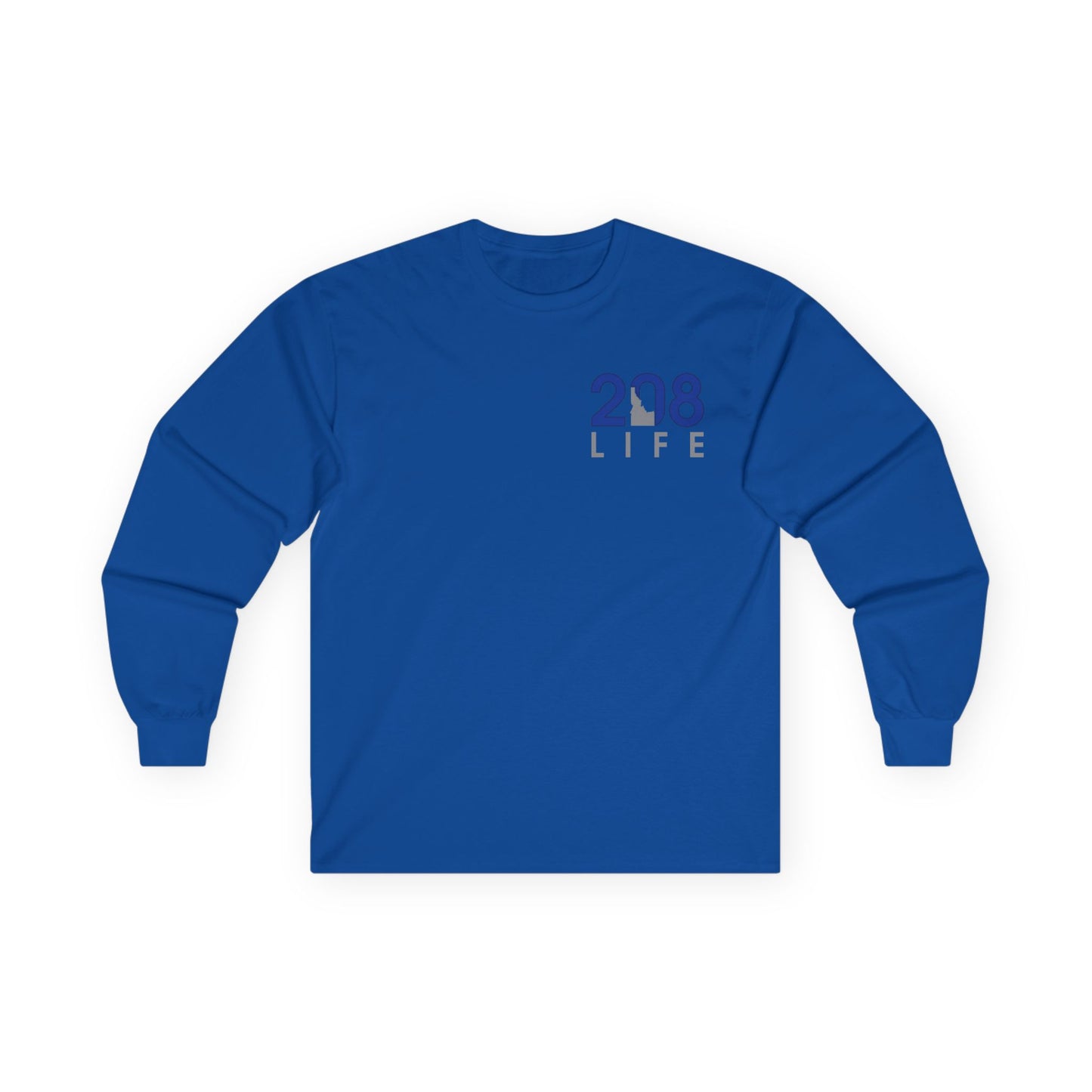 “208 Life” Long Sleeve Unisex Tee – Celebrate the Idaho Spirit