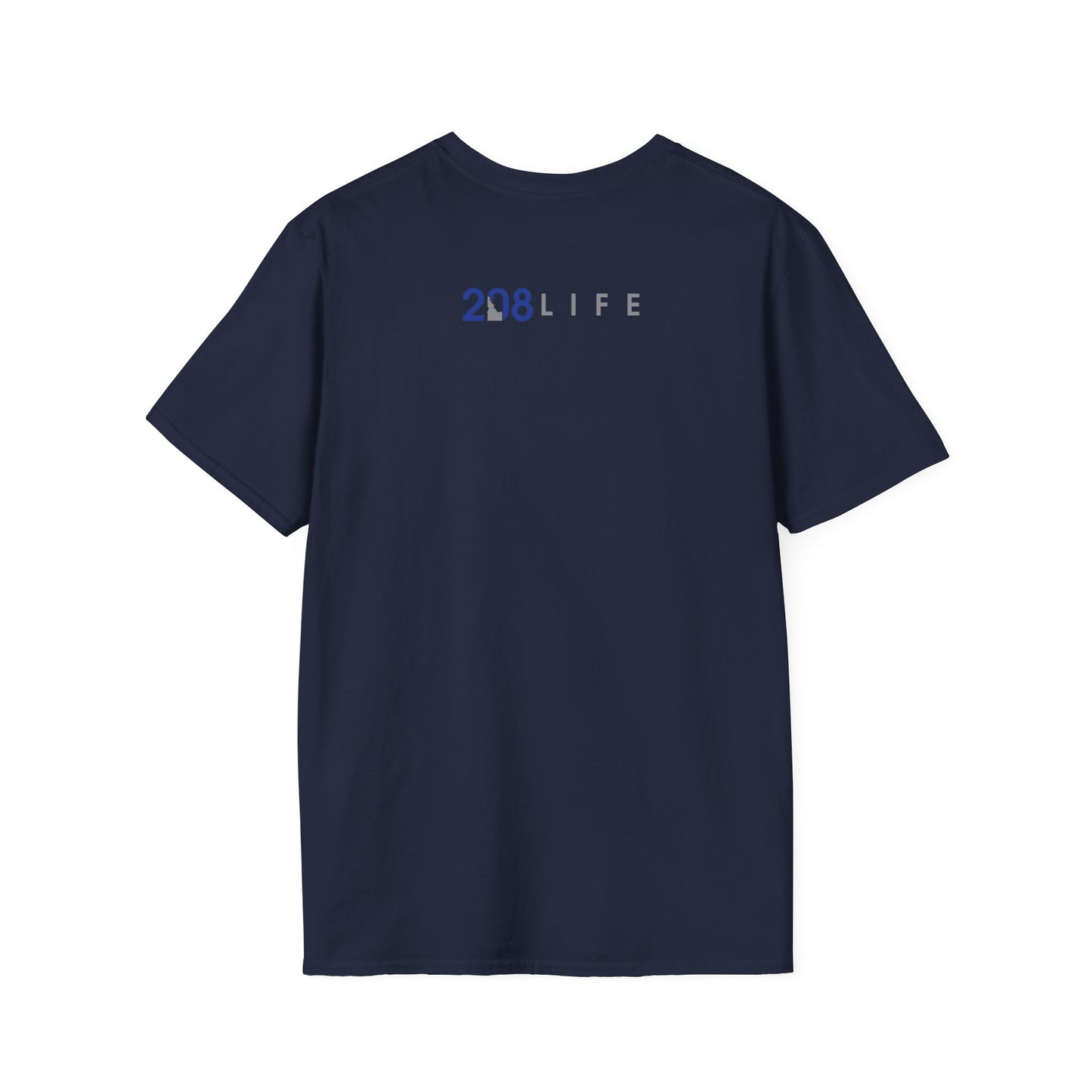 “208 Life” Short Sleeve Unisex Tee – Celebrate the Idaho Spirit