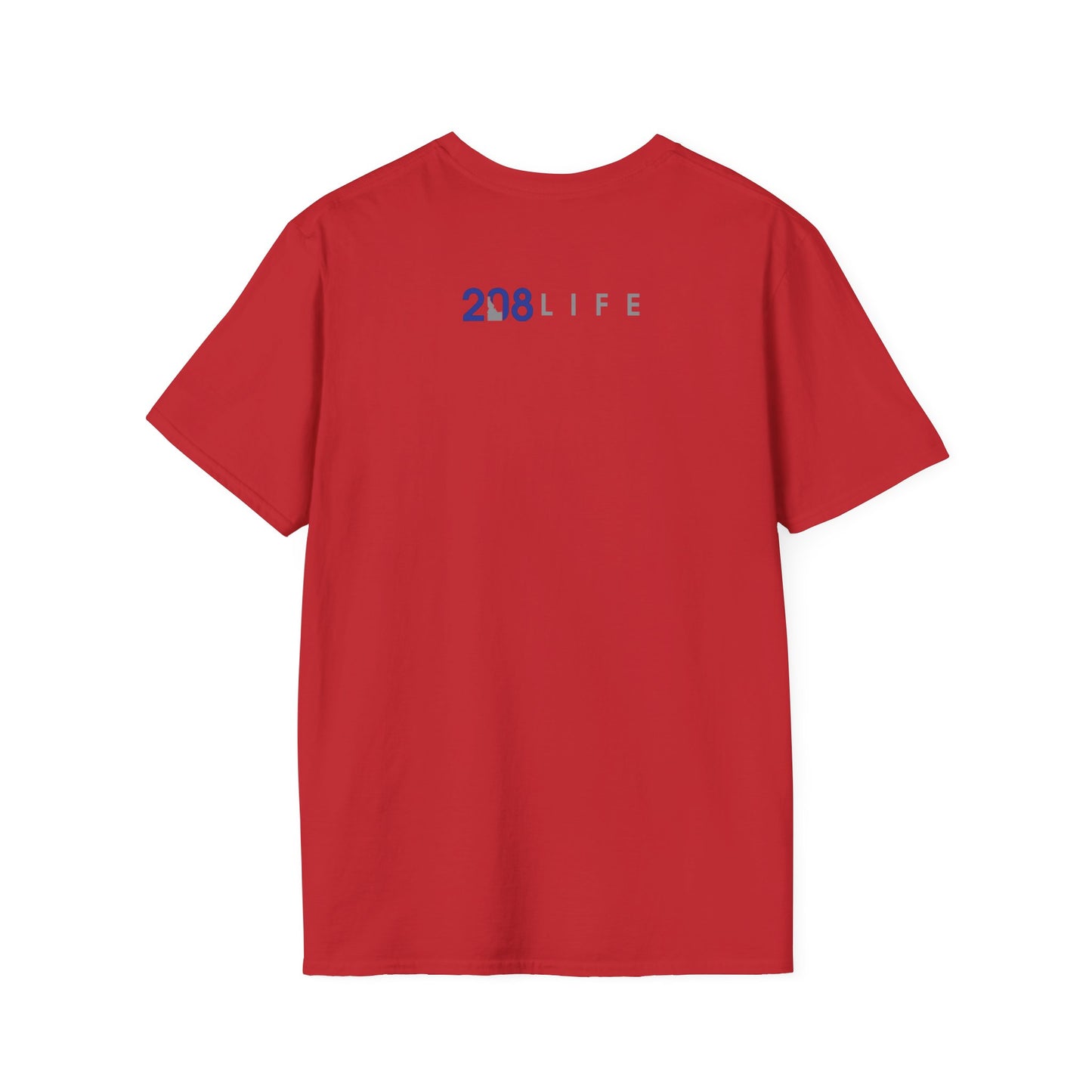 “208 Life” Short Sleeve Unisex Tee – Celebrate the Idaho Spirit