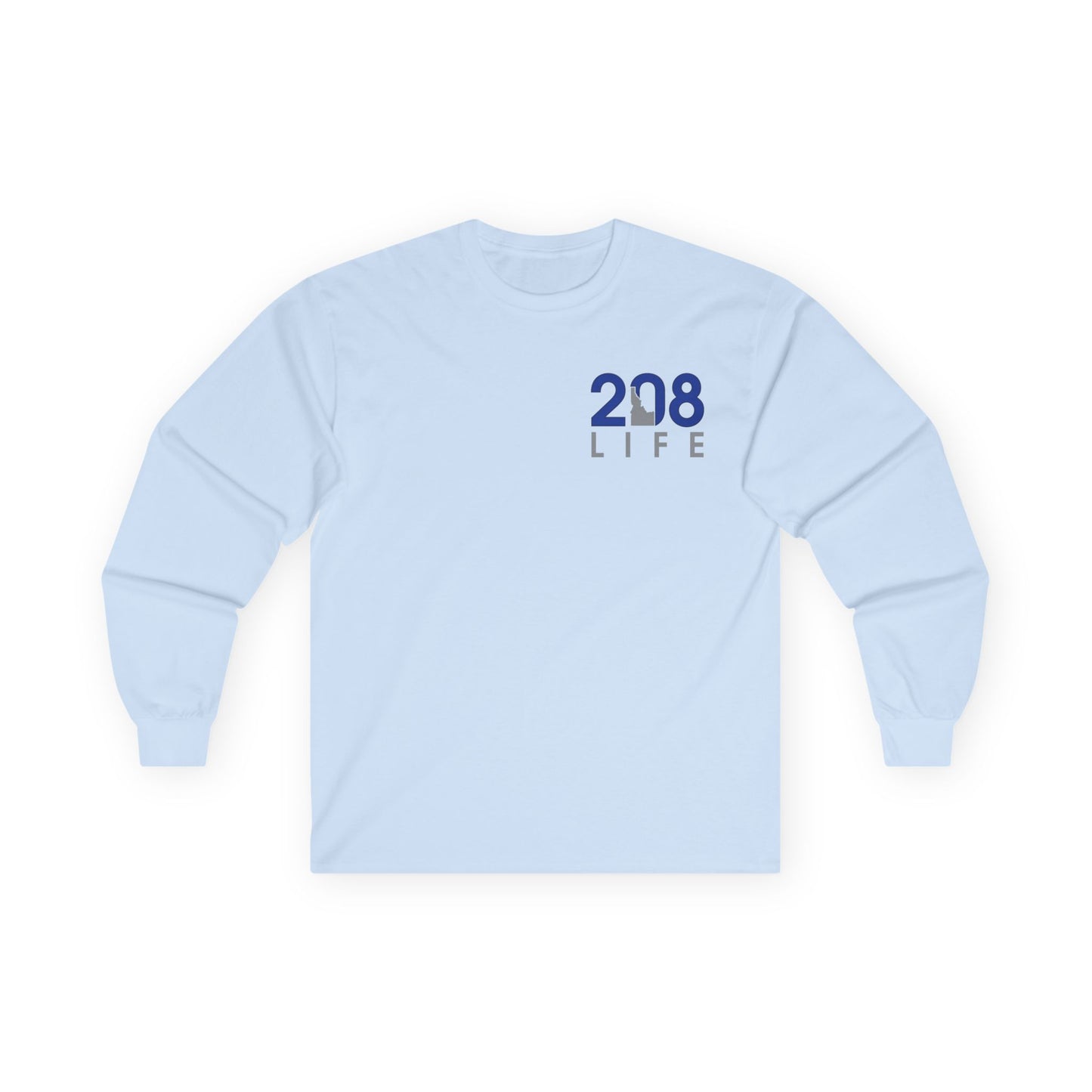 “208 Life” Long Sleeve Unisex Tee – Celebrate the Idaho Spirit
