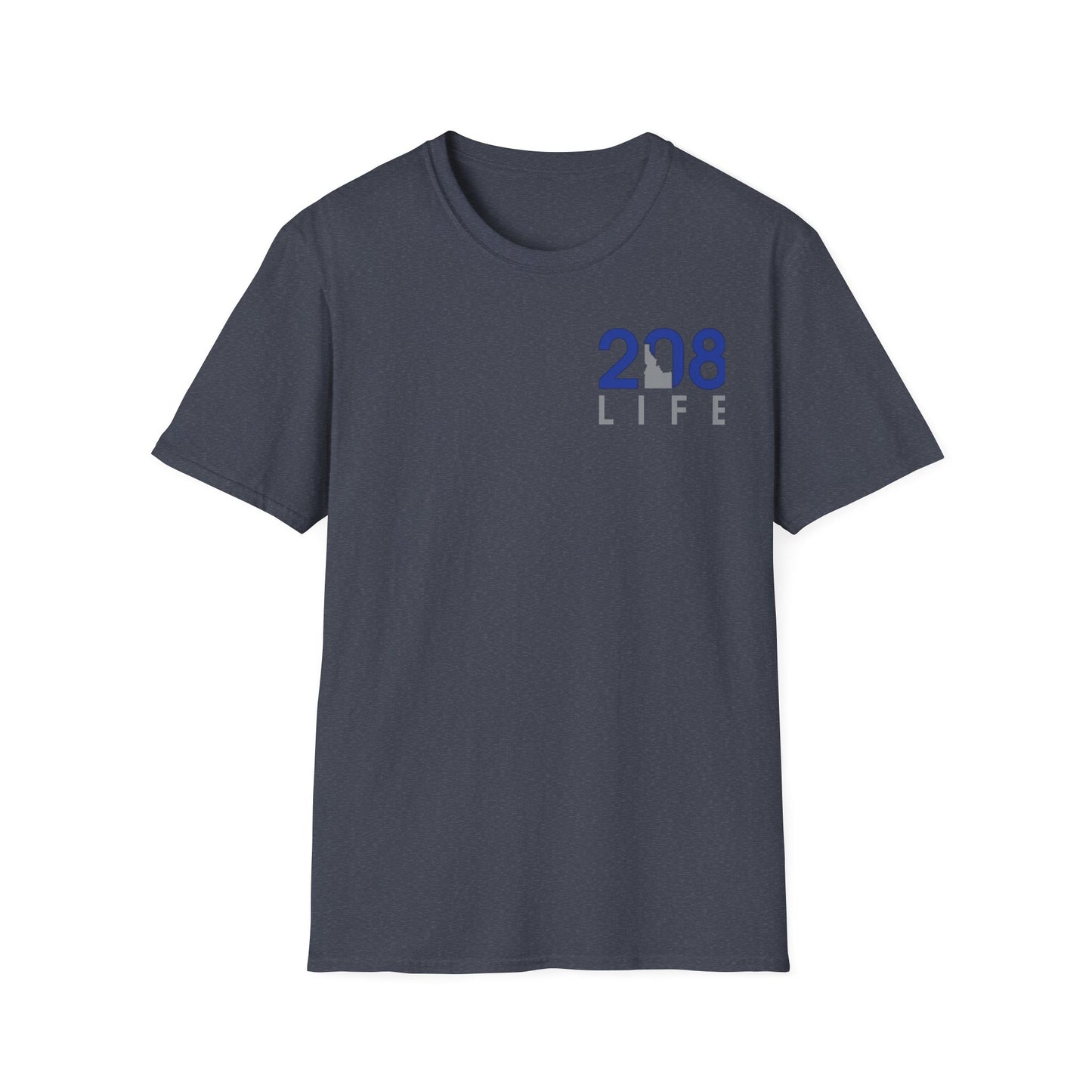 “208 Life” Short Sleeve Unisex Tee – Celebrate the Idaho Spirit