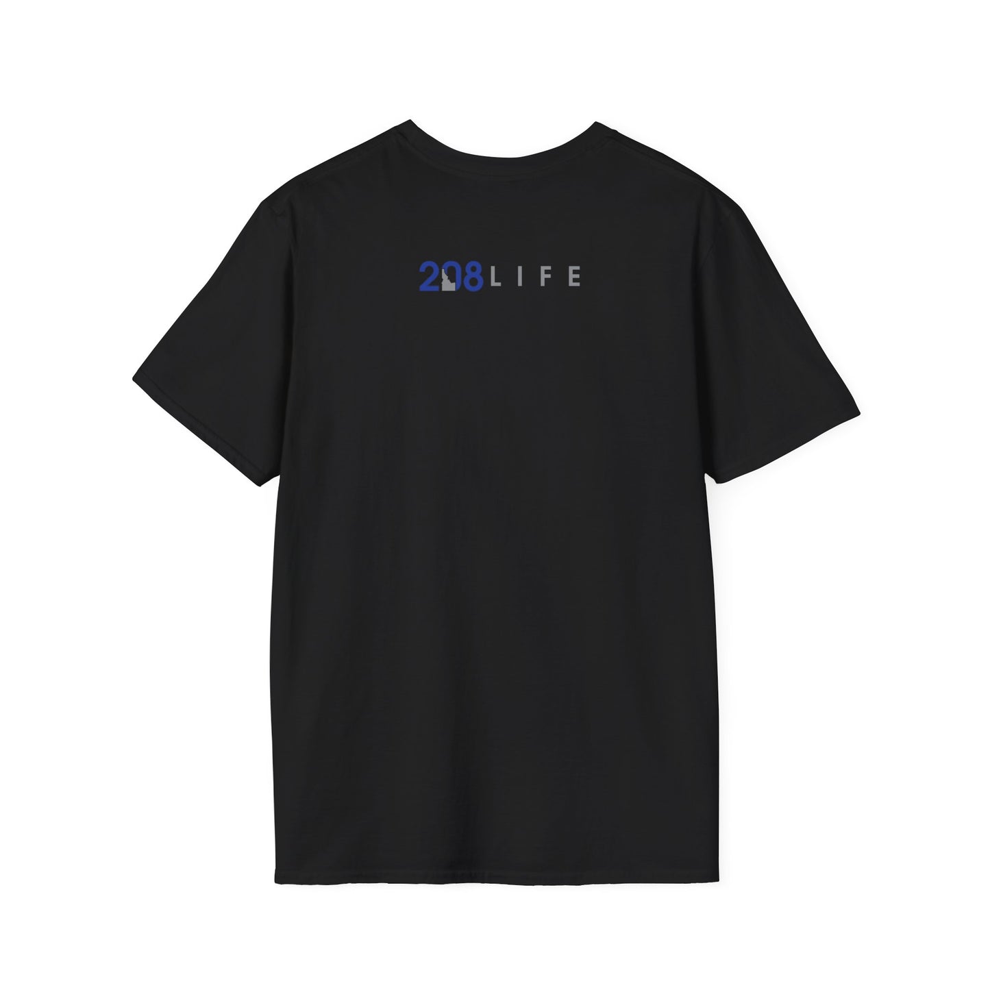 “208 Life” Short Sleeve Unisex Tee – Celebrate the Idaho Spirit