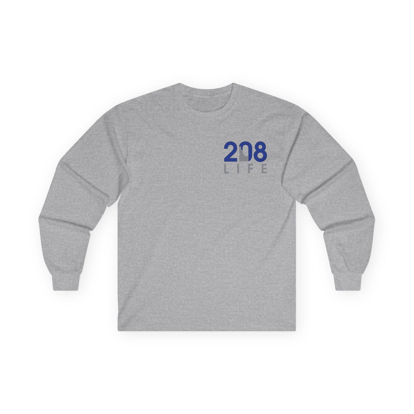 “208 Life” Long Sleeve Unisex Tee – Celebrate the Idaho Spirit