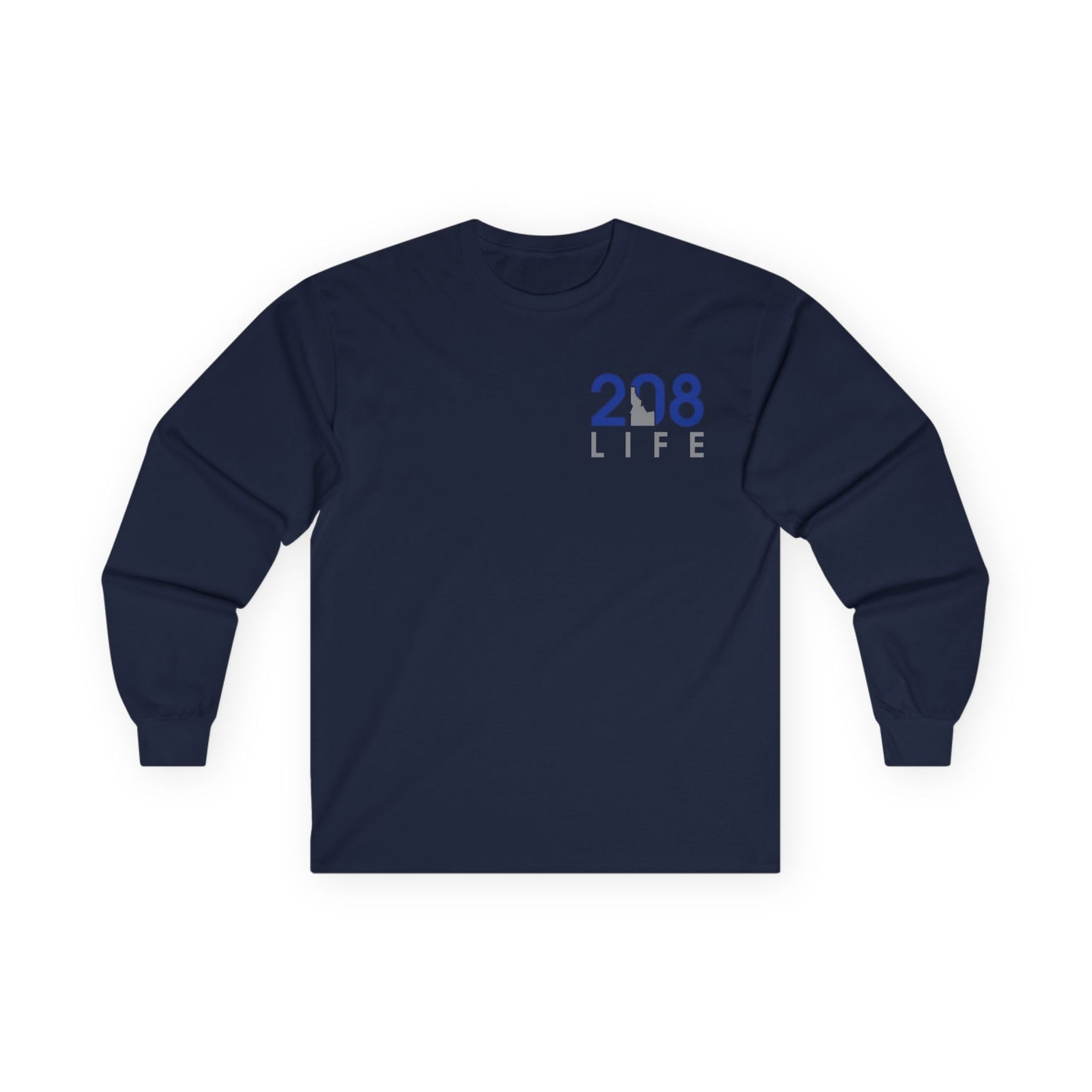 “208 Life” Long Sleeve Unisex Tee – Celebrate the Idaho Spirit