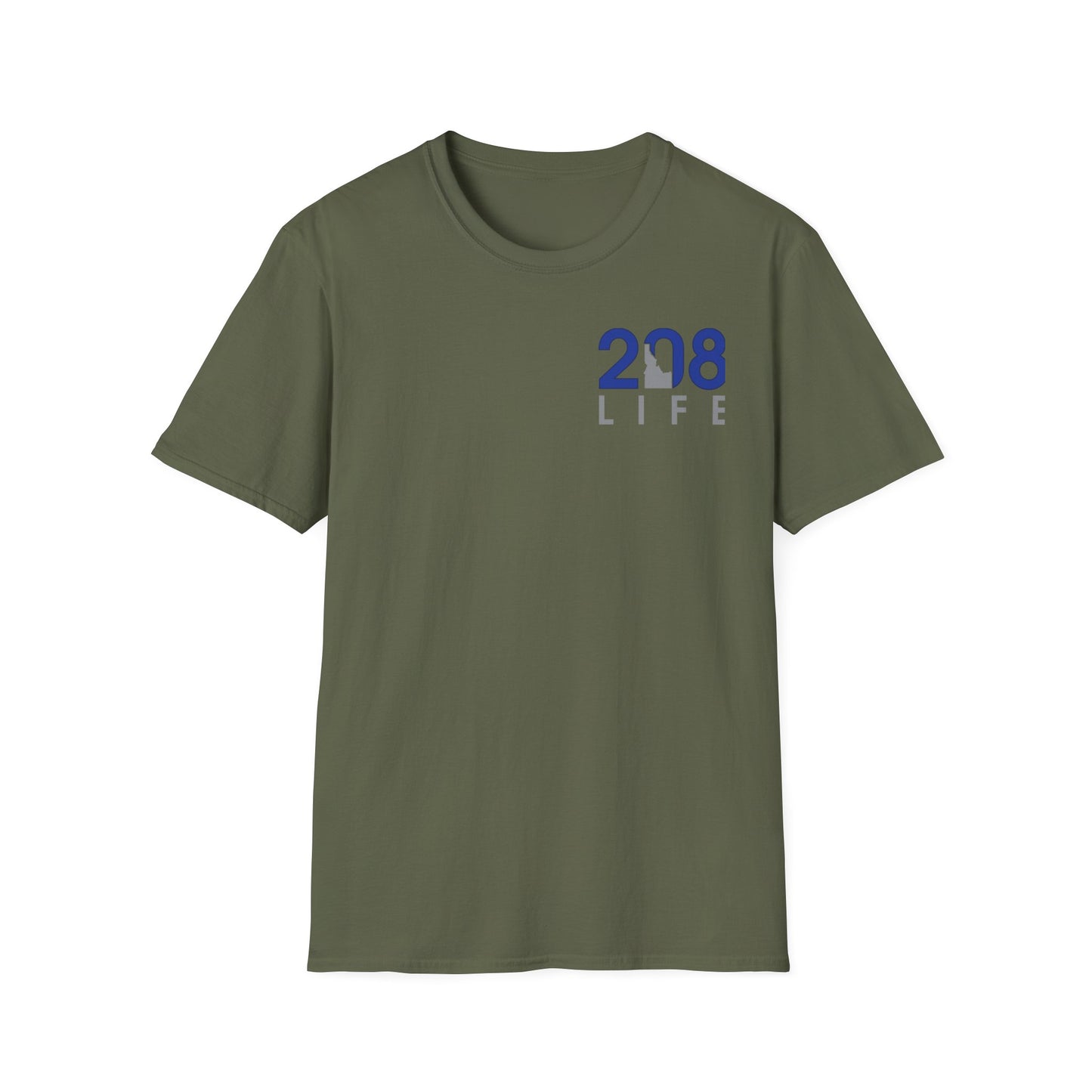 “208 Life” Short Sleeve Unisex Tee – Celebrate the Idaho Spirit
