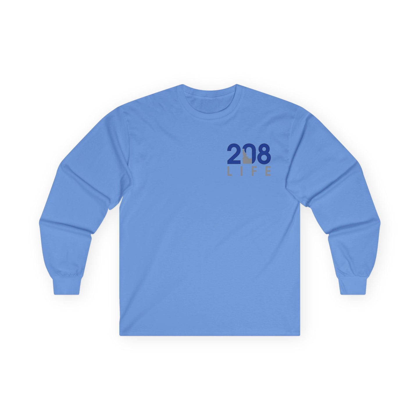 “208 Life” Long Sleeve Unisex Tee – Celebrate the Idaho Spirit