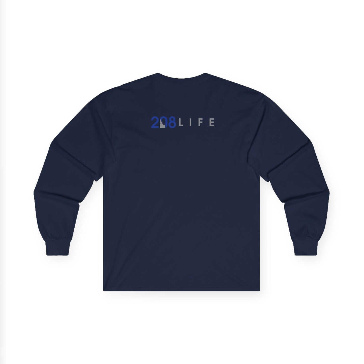 “208 Life” Long Sleeve Unisex Tee – Celebrate the Idaho Spirit