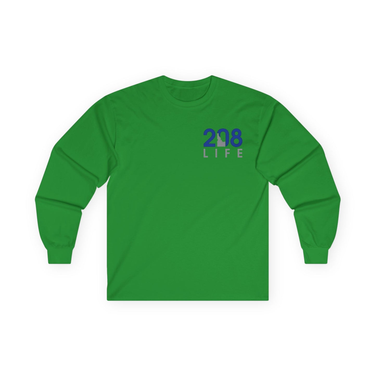 “208 Life” Long Sleeve Unisex Tee – Celebrate the Idaho Spirit