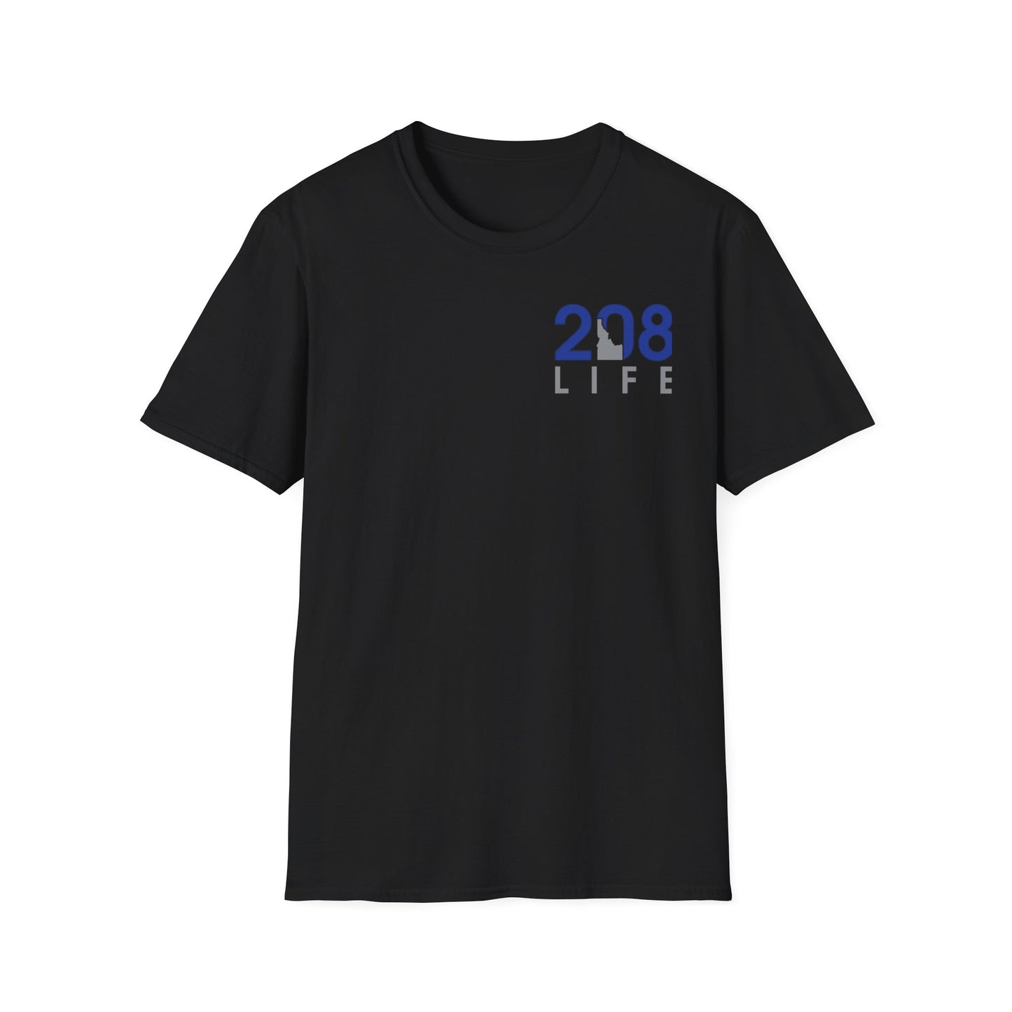 “208 Life” Short Sleeve Unisex Tee – Celebrate the Idaho Spirit