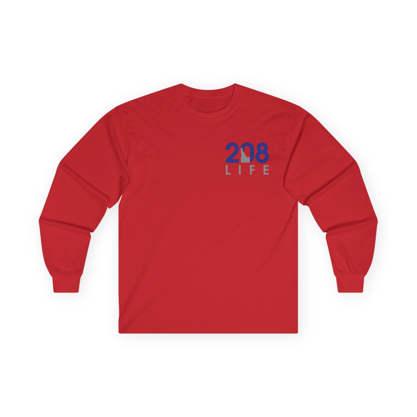 “208 Life” Long Sleeve Unisex Tee – Celebrate the Idaho Spirit