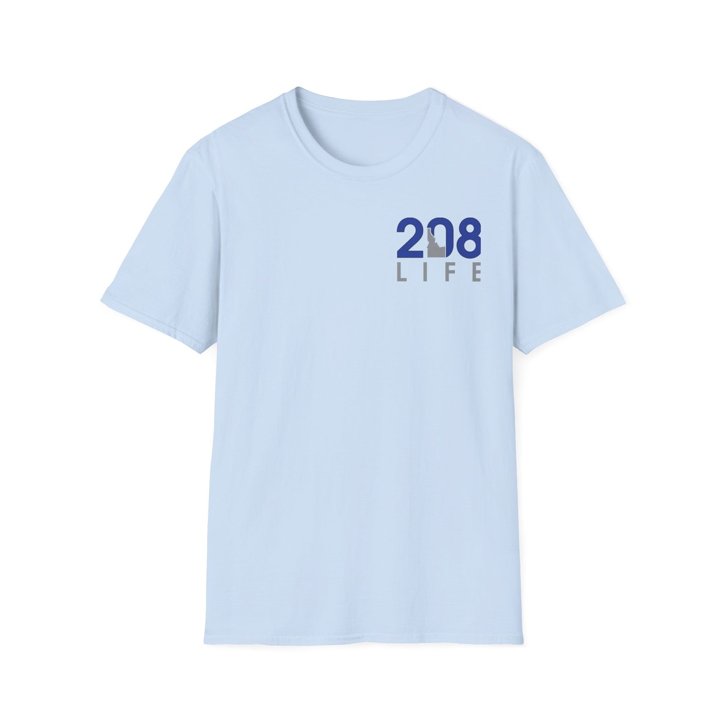 “208 Life” Short Sleeve Unisex Tee – Celebrate the Idaho Spirit