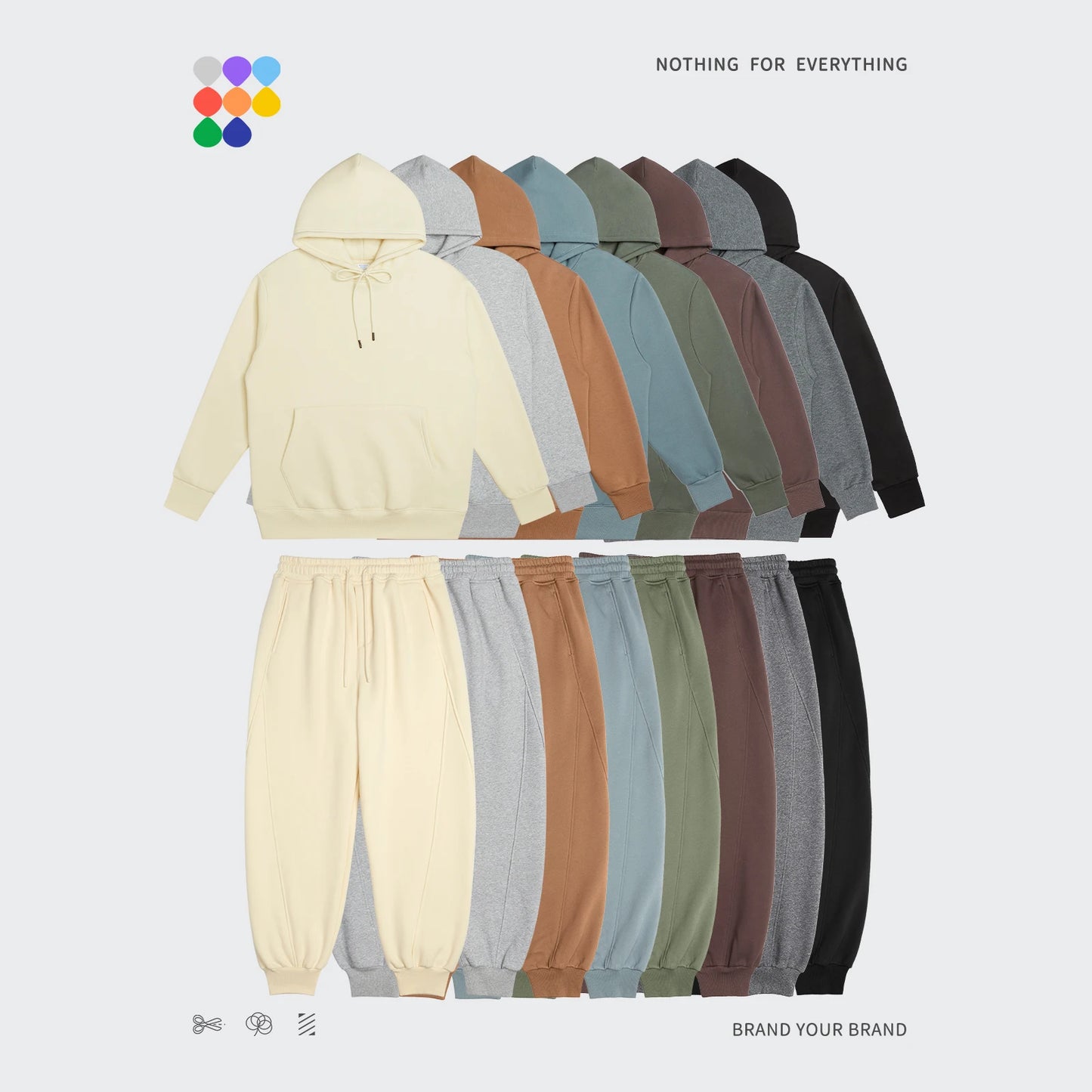 INFLATION Unisex Cozy Cotton-Poly Jogging Suit