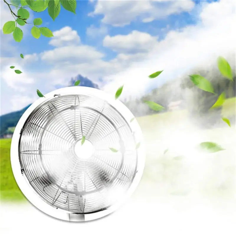 Black Outdoor Misting Fan Cooler Water Cooling Portable Patio Mist Garden 8m Kit Water Mister Fans outdoor (not include fan)