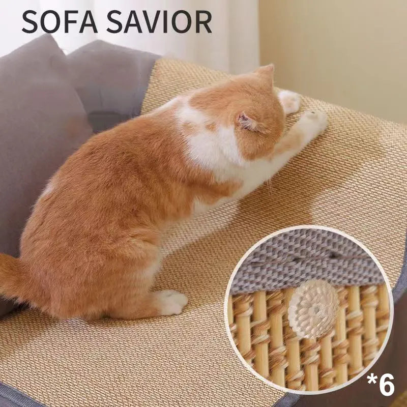 Bamboo Cat Scratch Protector Pad