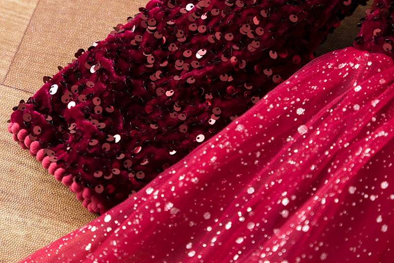 NNJXD Sparkle Princess Party Dress