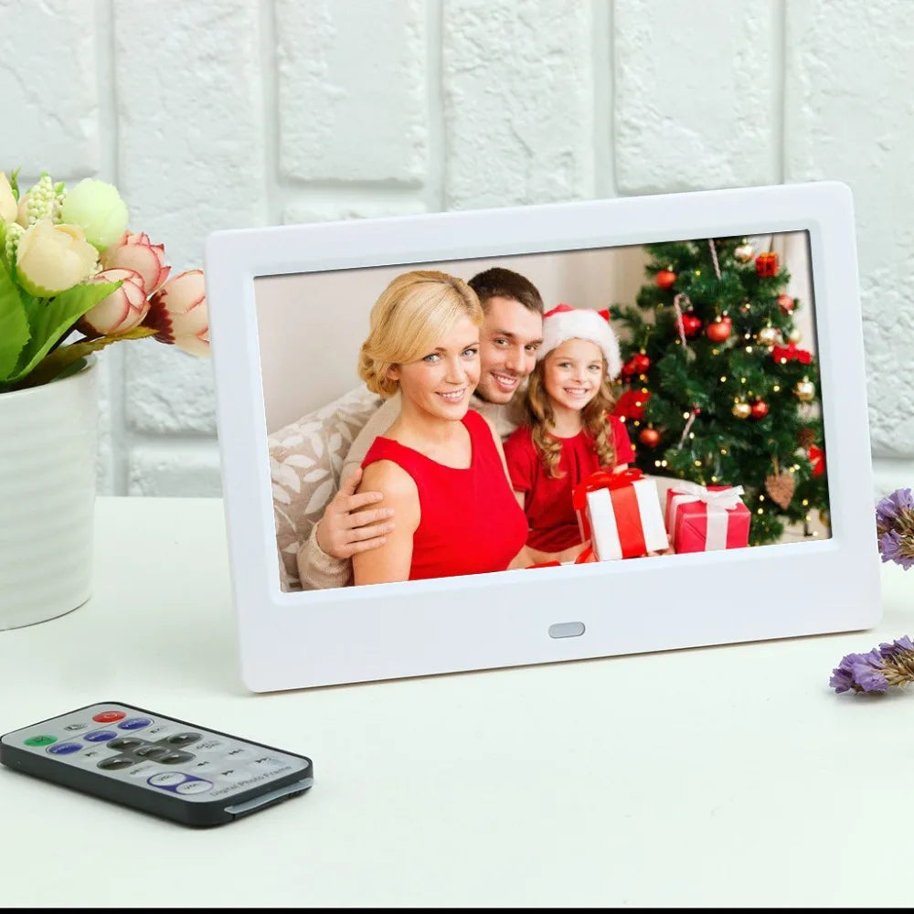 7-inch HD digital photo frame Video Player digital photo frame with music, video function