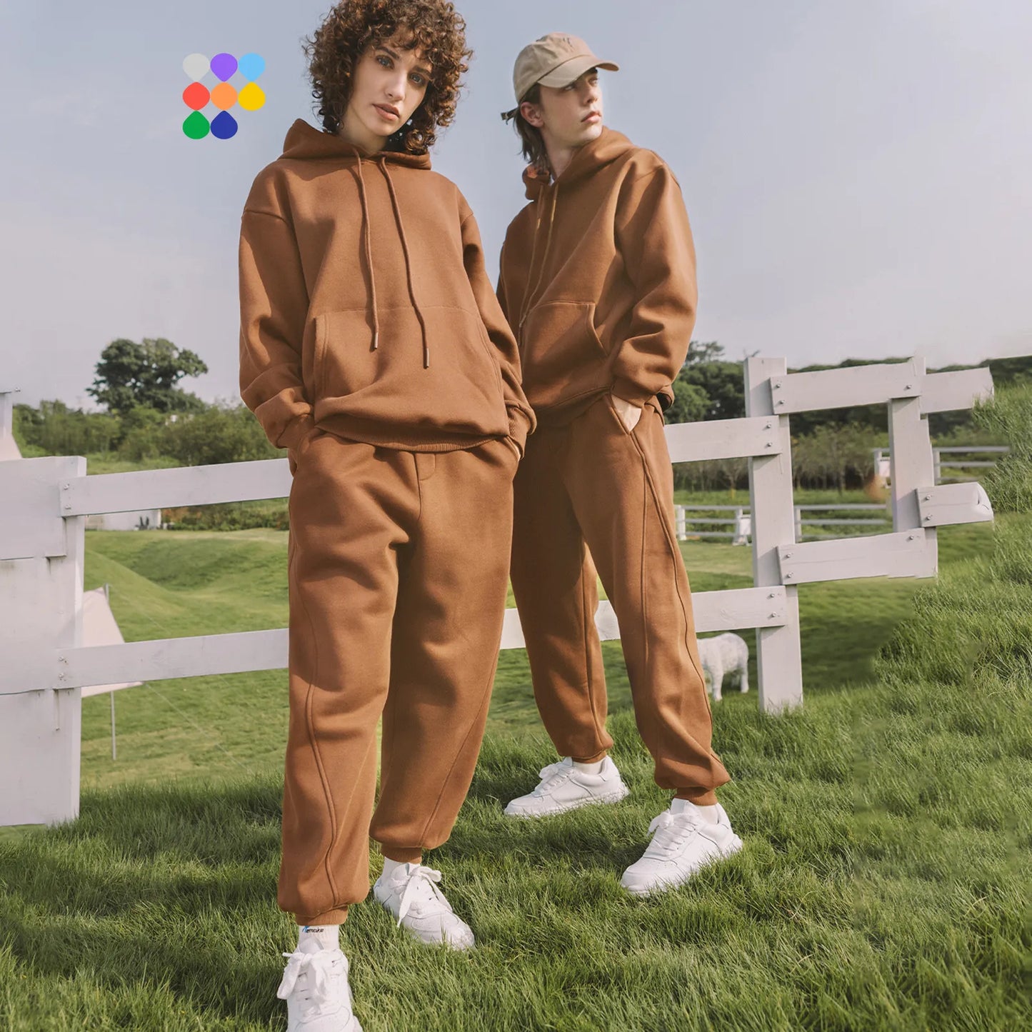 INFLATION Unisex Cozy Cotton-Poly Jogging Suit