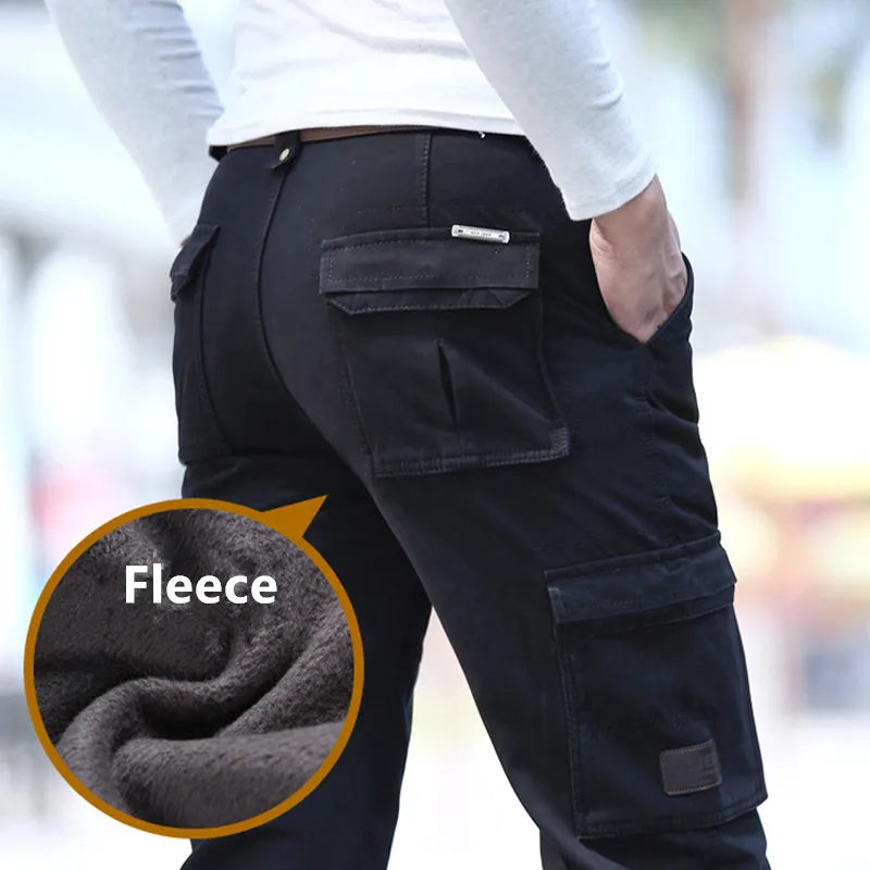 6-Pocket Cozy Cargo Pants for Men