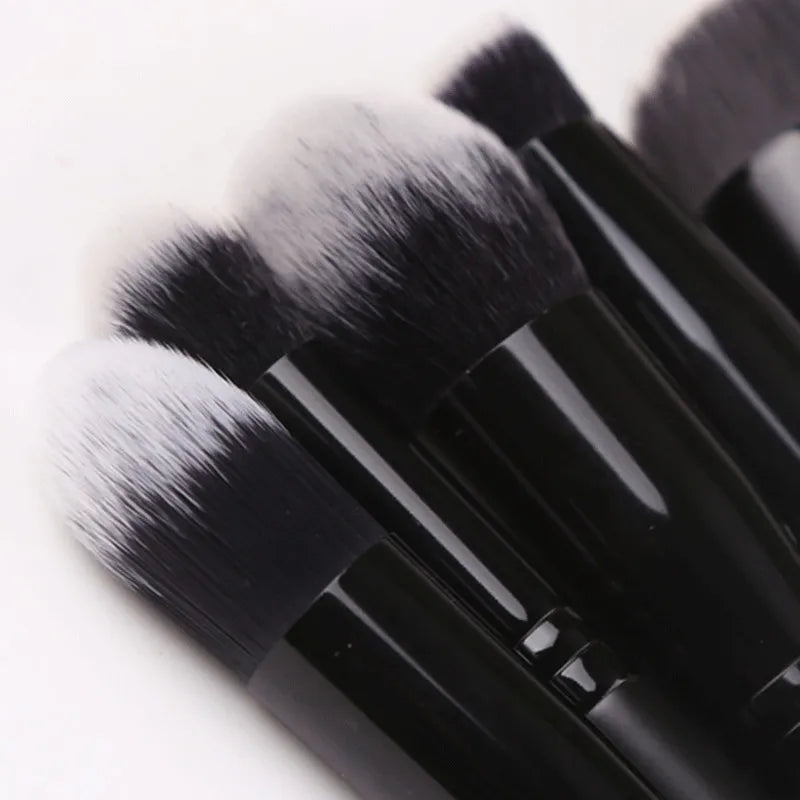 Black Makeup Brushes Set