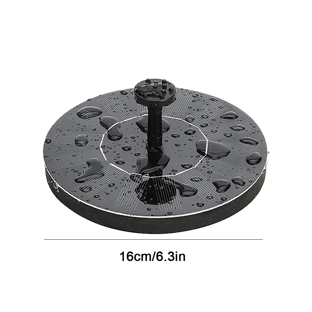 1.5W/2.5W Solar Fountain with 6 Nozzle Floating Solar Powered Water Fountain Pump for Garden Ponds Pool Fish Tank Aquarium