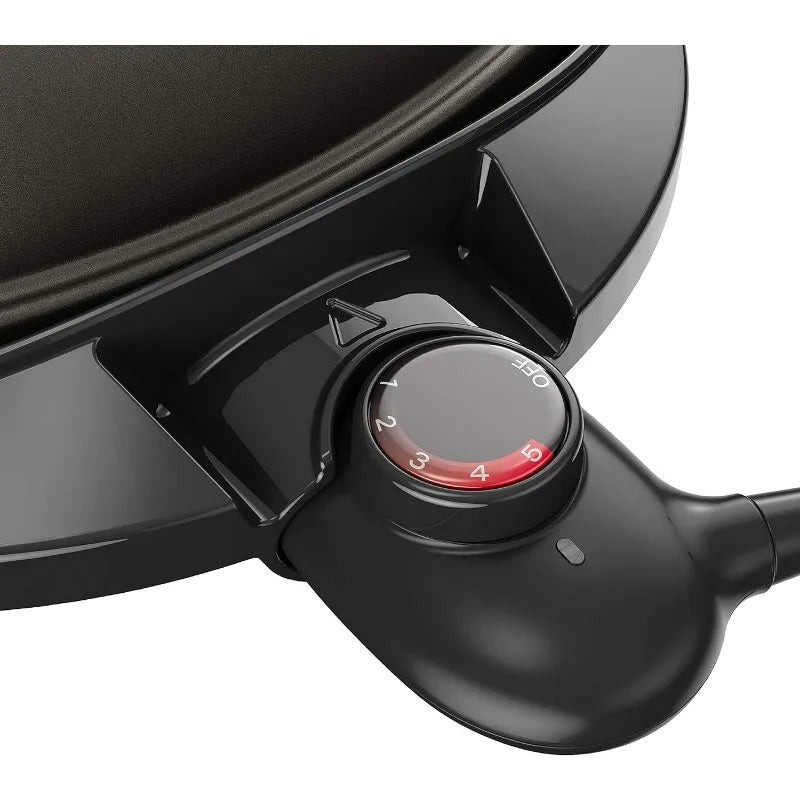 George Foreman Indoor/Outdoor Electric Grill, 15-Serving, black