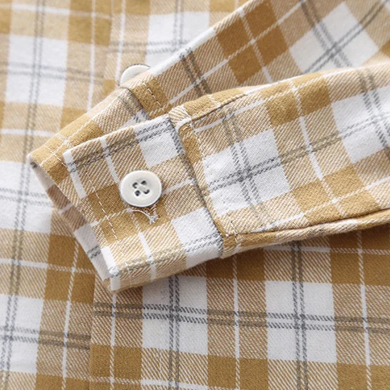 Plaid Cotton Kid's Shirt