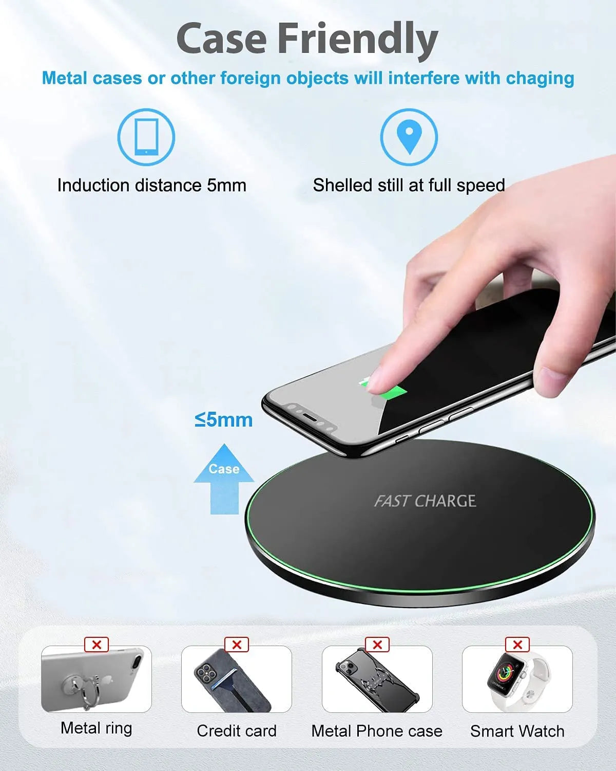 50W Wireless Charger For iPhone