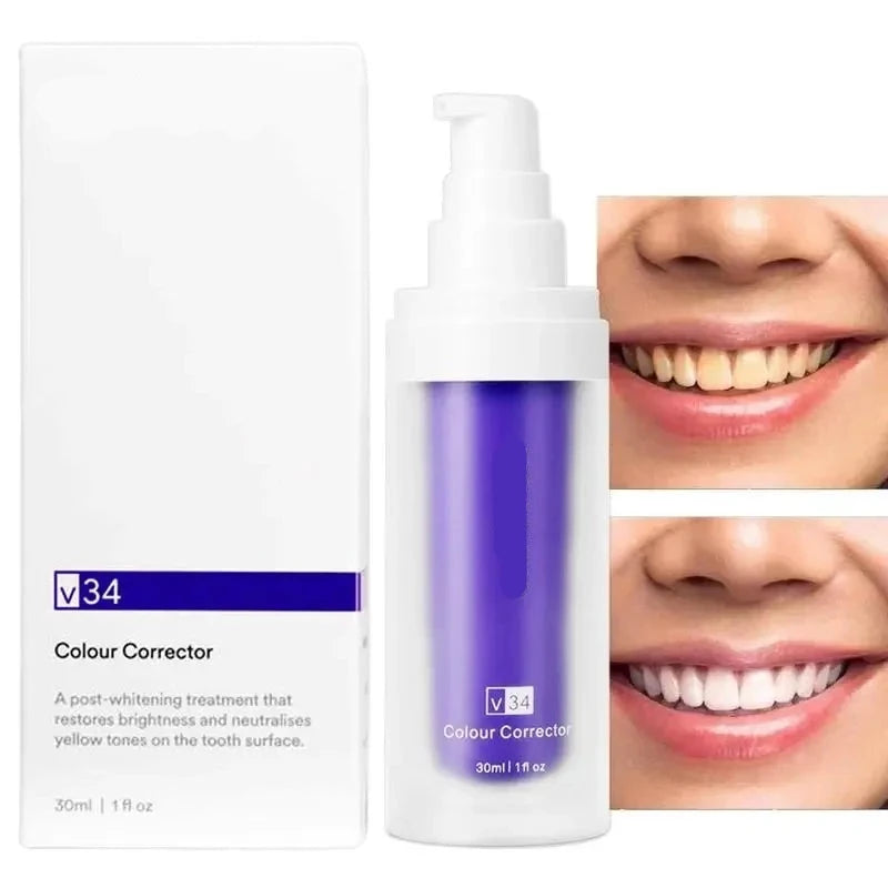 Purple Toothpaste Teeth Whitening