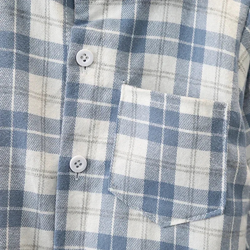 Plaid Cotton Kid's Shirt