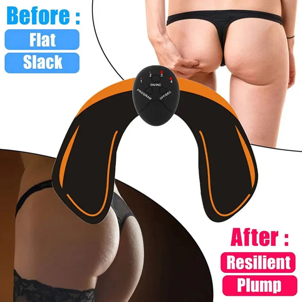 6 Modes EMS Hip Trainer Muscle Stimulator Buttock Lifting Massage Machine Abs Fitness Butt Lift Toner Trainer Intensity Massager