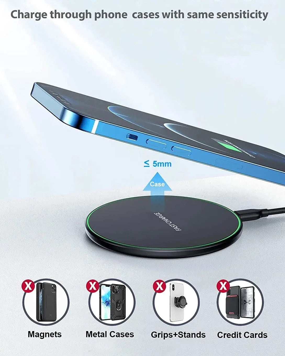 50W Wireless Charger For iPhone