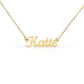 Custom Valentine's Day Name Plate Necklace